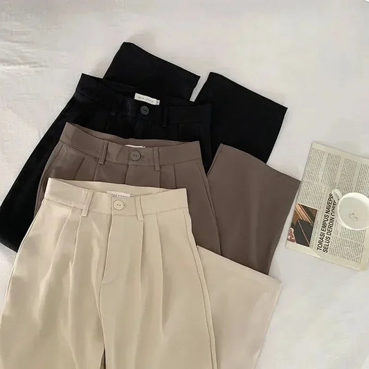 Pantaloni eleganti a vita alta